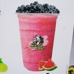 นมสดแตงโมไข่มุก