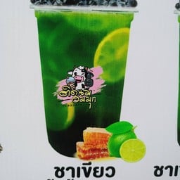 ชาเขียวน้ำผึ่งมะนาวไข่มุก