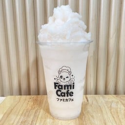 Lychee milk smoothie