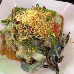 ตำเส้นเล็กกุ้งสด