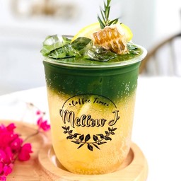 Matcha Honey Lemon soda