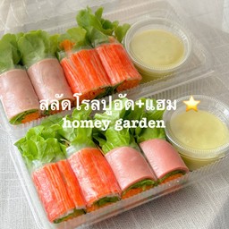 สลัดโรล ปูอัด+แฮม 7 ชิ้น