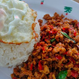 ข้าวกระเพราหมูสับ