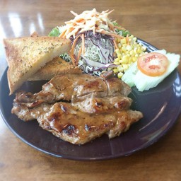 สเต็กหมูสันคอ