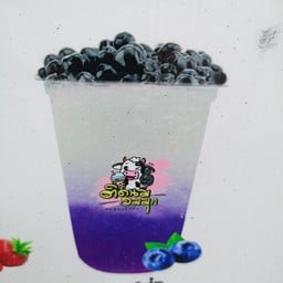 บูลเบอรี่โซดาไข่มุก