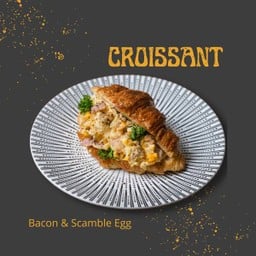 Bacon Scramble Egg Croissant