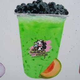 นมสดแคลตาลูปไข่มุก