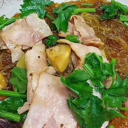 เบคอน อบวุ้นเส้น พร้อมน้ำจิ้มซีฟู้ดรสเด็ด พิเศษ