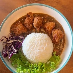 ไก่คาราเกะซอสแกงกระหรี่