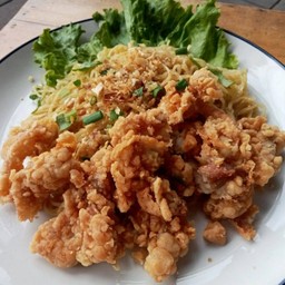 คลุกแห้ง ไก่กรอบ