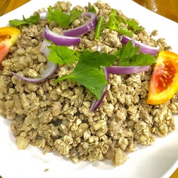 ยำวุ้นเส้นหมูสับ จุก ๆ