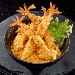 ข้าวหน้ากุ้งเทมปุระ