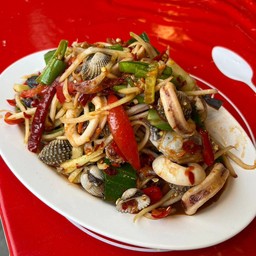 ตำปลาหมึก