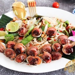 *ตำซั่ว เส้นบีบสด+หอยแครง