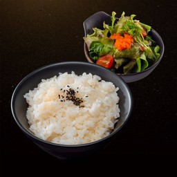 ข้าวและสลัด