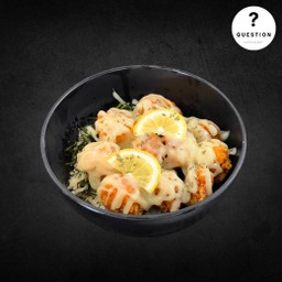 ข้าวหน้าชิกกี้ไบท์ ซอสครีมเลม่อน