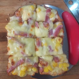 ข้าวโพดแฮมชีส