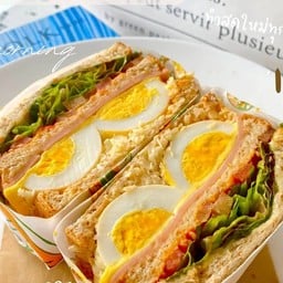 แซนวิชเกาหลี แฮม ไข่