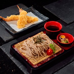 โซบะเย็น กุ้งเทมปุระ