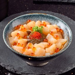 ข้าวหน้ามันปู หอยเชลล์