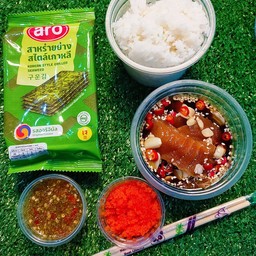 เซ็ทแซลม่อนดองซีอิ๊วเกาหลี