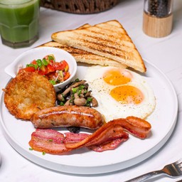 Victoria breakfast - Bacon & Sausage