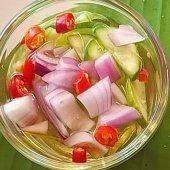 น้ำอาจาด+ผัก