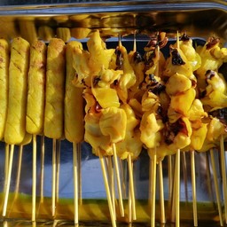 ไข่หมึกย่าง