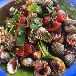 ตำหอยแครง