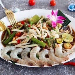 *ตำด๊องแด๊ง+กุ้งสด