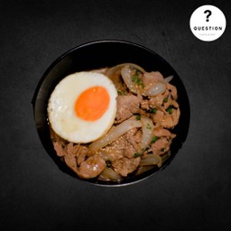 ข้าวหน้า ซอสเกาหลี + ไข่