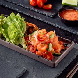 ยำปลาแซลมอน