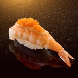 ข้าวปั้นหน้ากุ้ง ซอสเมนไท