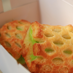 Mini Pandan Lattice (เดนิชแพสทรี่ไส้สังขยา 2 ชิ้น)