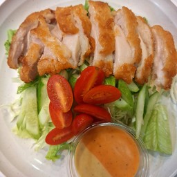 สลัดไก่ทอดซอสเจฟฟ์