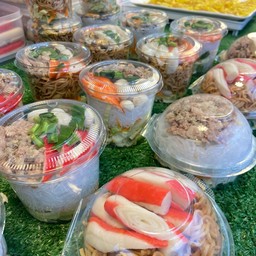 วุ้นเส้นหมูสับปูอัด