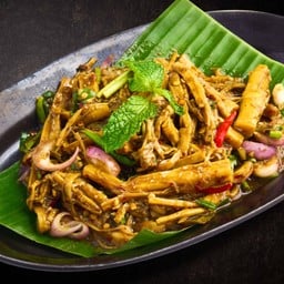 Thai spicy bamboo shoot salad