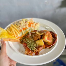 สเต๊กสันคอหมู