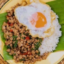 ข้าวกระเพราหมูสับ