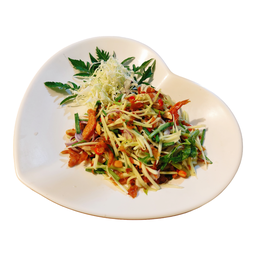 ยำหมึกกรอบใส่เม็ดมะม่วง