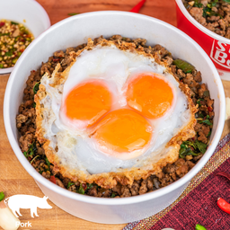 ข้าวกะเพราหมู SUPER SIZE