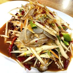 ตำกุ้งสดปูปลาร้า