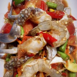 Blue Swimming Crab Salad With Fresh Shrimp