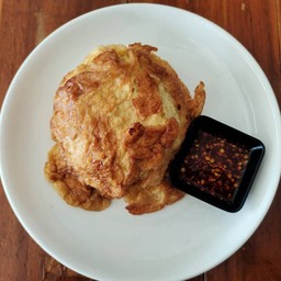 ข้าวไข่เจียว ไก่สับ