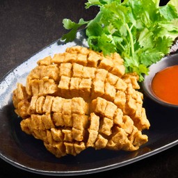 Deep fried vietnamese sausage