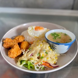 ข้าวไก่คาราเกะเทอริยากิ