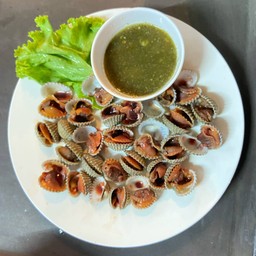 หอยแครงลวก