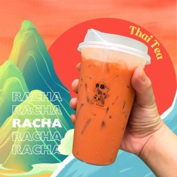 รชา ทีบาร์ (RACHA Tea Bar) - ชาไทย ชานม ปังปิ้ง ปังชีส พิซซ่า กาแฟ