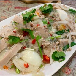 ยำ วุ้นเส้นหมูยอ