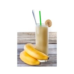 Banana milk smoothie